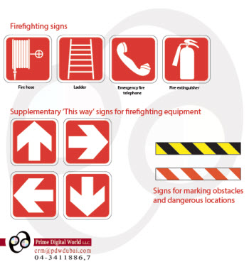 Fire Fighting Signs